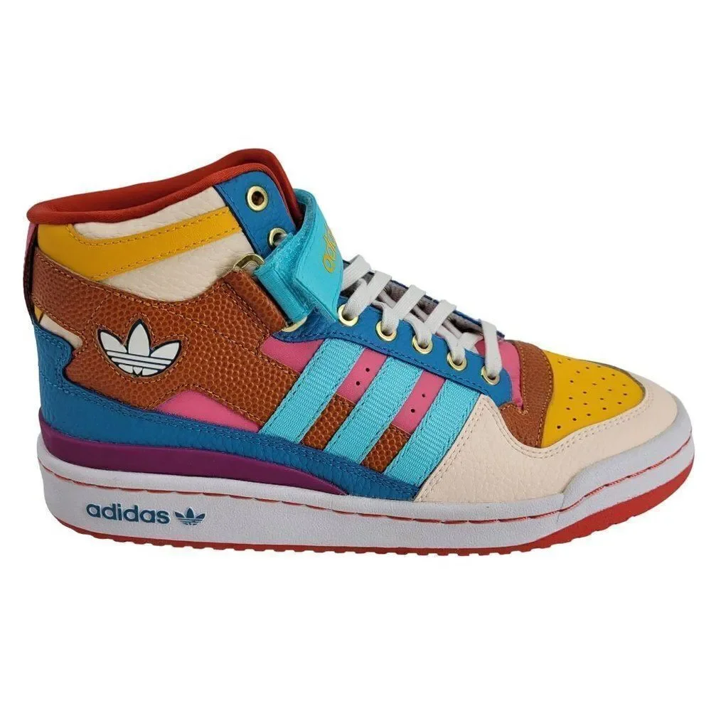 Limited Edition Adidas High Top Sneakers Sz 6‎ Multicolored Kidcore Streetwear